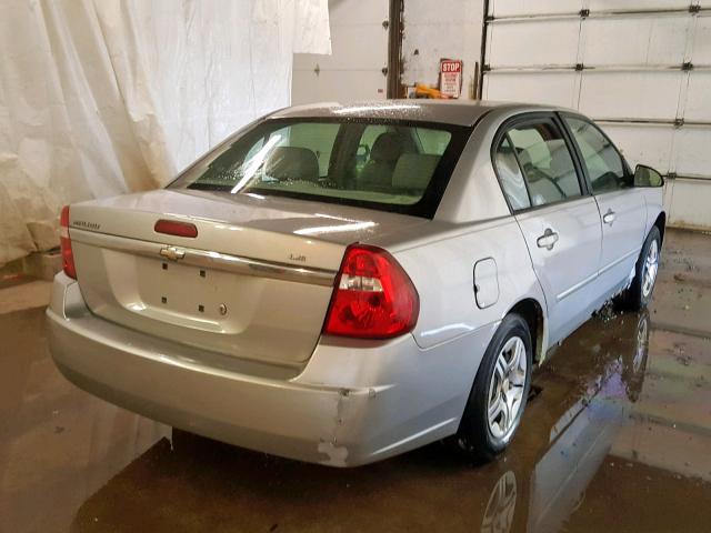 1G1ZS51F66F225104 - 2006 CHEVROLET MALIBU LS 银色 照片 4