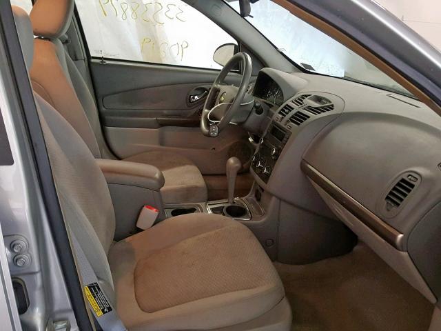 1G1ZS51F66F225104 - 2006 CHEVROLET MALIBU LS 银色 照片 5