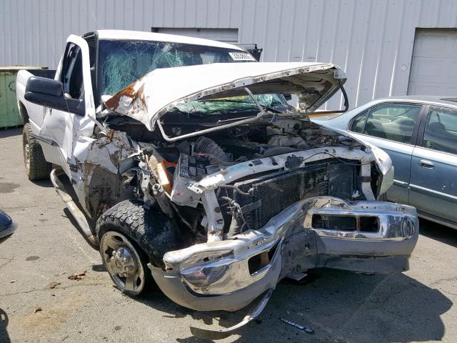 1B7KF23651J617411 - 2001 DODGE RAM 2500 WHITE photo 1