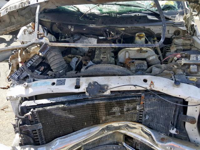 1B7KF23651J617411 - 2001 DODGE RAM 2500 WHITE photo 7