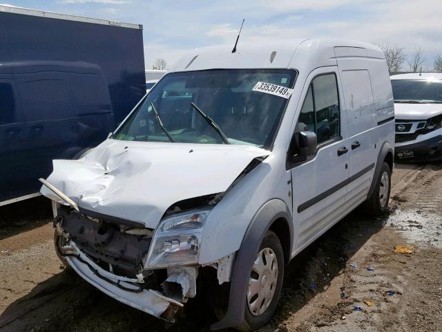 NM0LS7BNXDT165886 - 2013 FORD TRANSIT CO WHITE photo 2