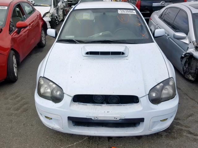 JF1GD29695H508990 - 2005 SUBARU IMPREZA WR WHITE photo 10