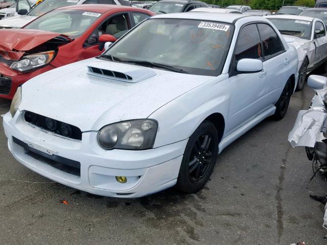 JF1GD29695H508990 - 2005 SUBARU IMPREZA WR WHITE photo 2