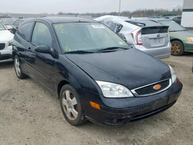 1FAFP31N66W164852 - 2006 FORD FOCUS ZX3 BLACK photo 1