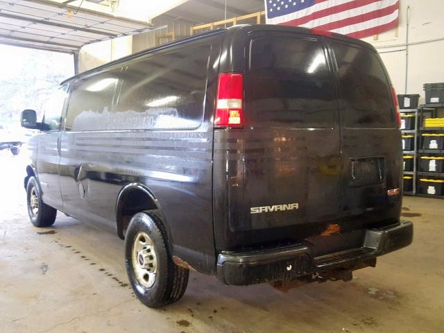 1GTHG35U761204373 - 2006 GMC SAVANA G35 BLACK photo 3