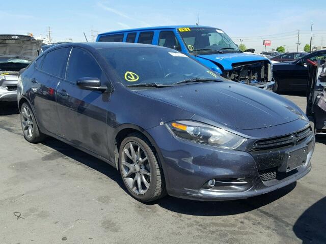 1C3CDFBB3ED909910 - 2014 DODGE DART SXT BLUE photo 1