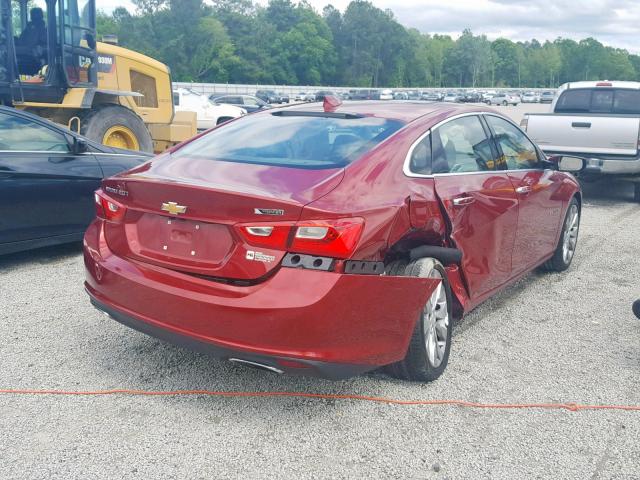 1G1ZH5SX2HF279279 - 2017 CHEVROLET MALIBU PRE RED photo 4