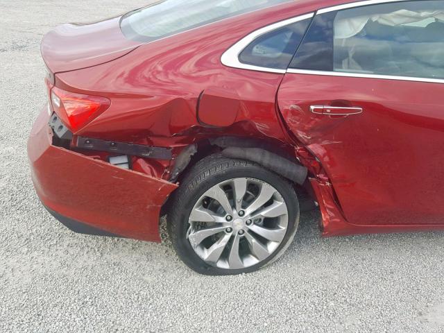 1G1ZH5SX2HF279279 - 2017 CHEVROLET MALIBU PRE RED photo 9