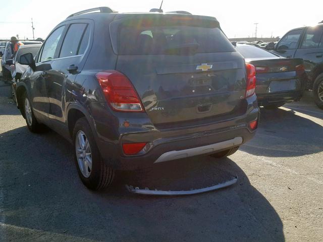 3GNCJLSB9HL269131 - 2017 CHEVROLET TRAX 1LT GRAY photo 3