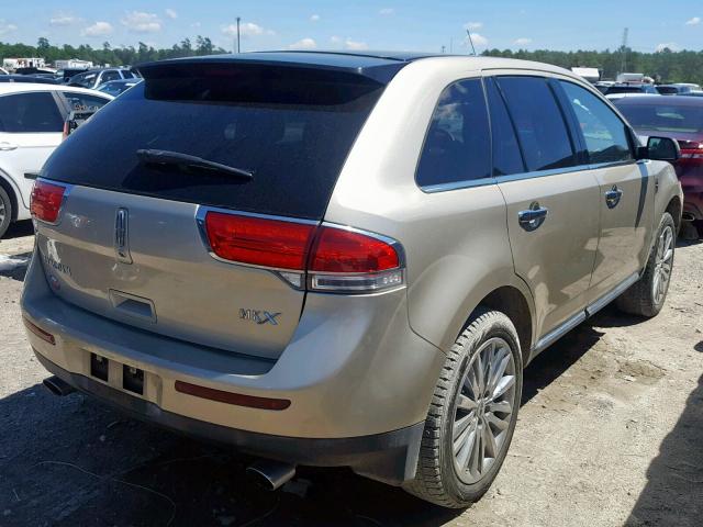 2LMDJ6JK6BBJ23661 - 2011 LINCOLN MKX TAN photo 4