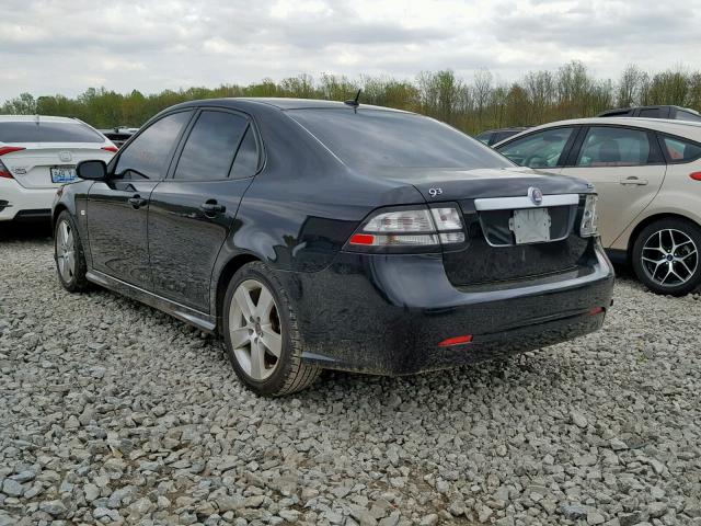 YS3FB49Y681153324 - 2008 SAAB 9-3 2.0T BLACK photo 3