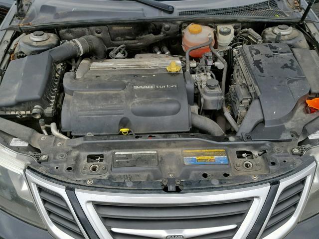 YS3FB49Y681153324 - 2008 SAAB 9-3 2.0T BLACK photo 7