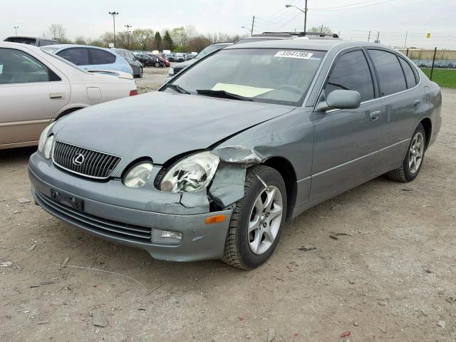 JT8BD69S920161288 - 2002 LEXUS GS 300 GREEN photo 2