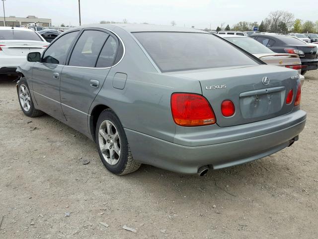 JT8BD69S920161288 - 2002 LEXUS GS 300 GREEN photo 3