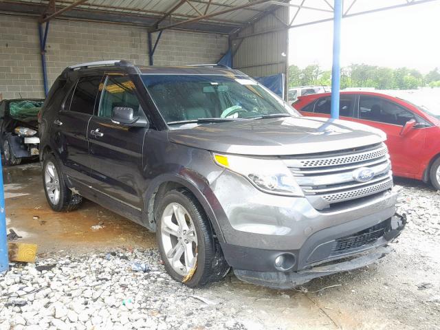 1FM5K7F8XFGB97387 - 2015 FORD EXPLORER L GRAY photo 1