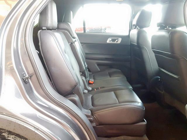 1FM5K7F8XFGB97387 - 2015 FORD EXPLORER L GRAY photo 6