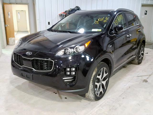 KNDPRCA68H7263994 - 2017 KIA SPORTAGE S BLACK photo 2