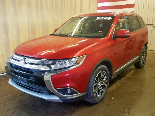 JA4JZ4AX8HZ008426 - 2017 MITSUBISHI OUTLANDER RED photo 2