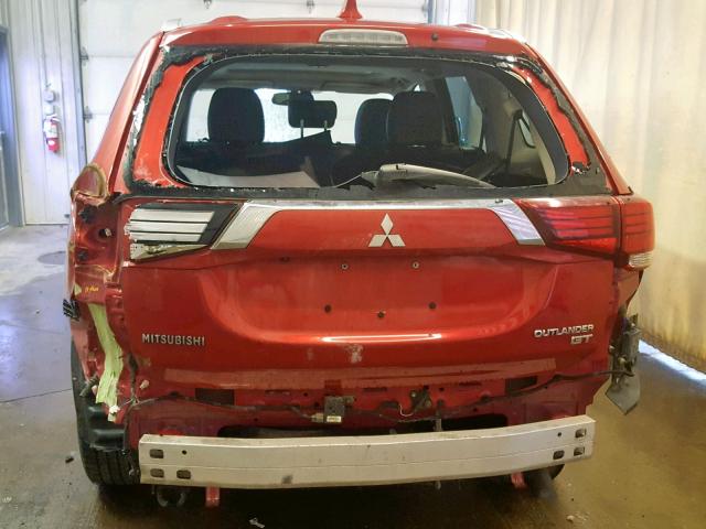 JA4JZ4AX8HZ008426 - 2017 MITSUBISHI OUTLANDER RED photo 9