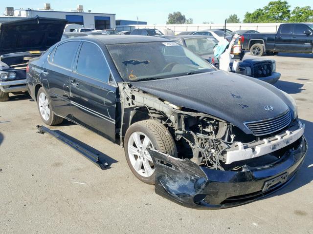 JTHBA30G355078852 - 2005 LEXUS ES 330 BLACK photo 1