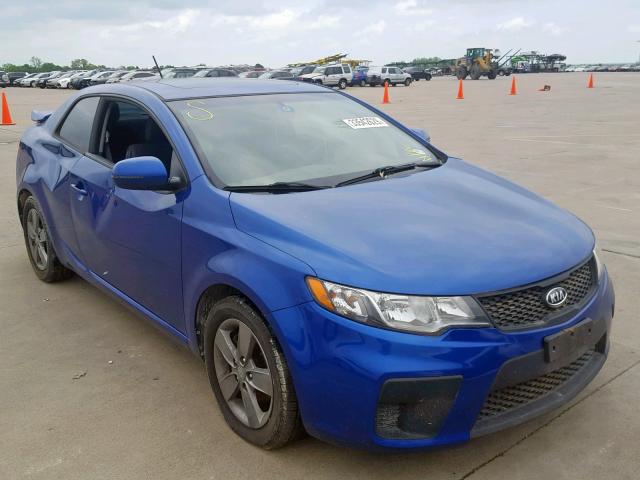 KNAFU6A27C5637053 - 2012 KIA FORTE EX BLUE photo 1