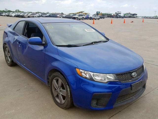 KNAFU6A27C5637053 - 2012 KIA FORTE EX BLUE photo 9