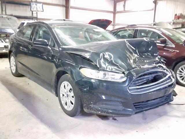 3FA6P0G71ER239689 - 2014 FORD FUSION S BLACK photo 1