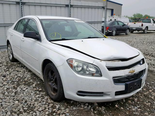 1G1ZG57B394213076 - 2009 CHEVROLET MALIBU LS WHITE photo 1