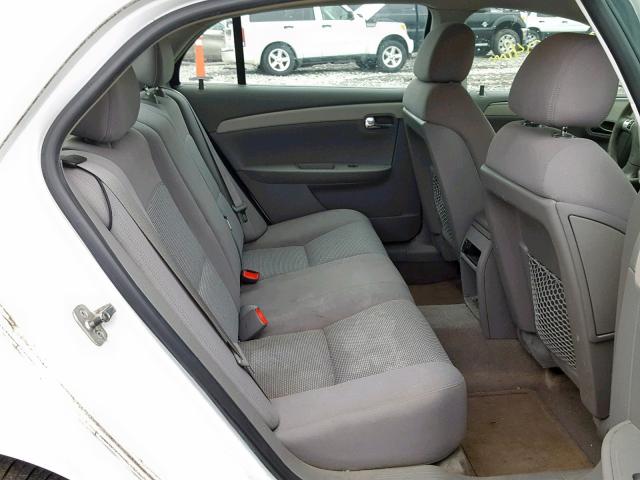 1G1ZG57B394213076 - 2009 CHEVROLET MALIBU LS WHITE photo 6