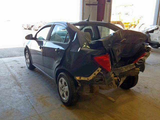 1G1JA5SH5E4240090 - 2014 CHEVROLET SONIC LS 蓝色 照片 3