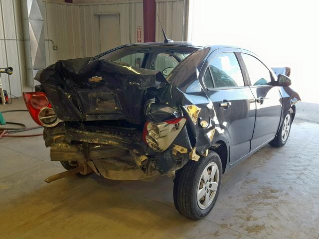 1G1JA5SH5E4240090 - 2014 CHEVROLET SONIC LS 蓝色 照片 4