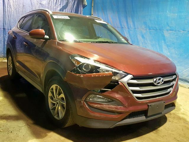 KM8J33A49JU641183 - 2018 HYUNDAI TUCSON SEL MAROON photo 1