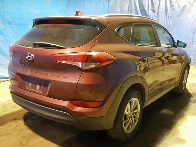 KM8J33A49JU641183 - 2018 HYUNDAI TUCSON SEL MAROON photo 4