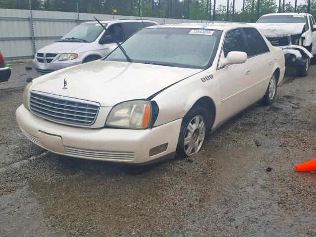 1G6KD54Y13U240765 - 2003 CADILLAC DEVILLE WHITE photo 2