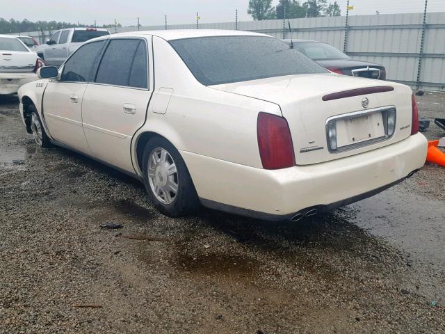 1G6KD54Y13U240765 - 2003 CADILLAC DEVILLE WHITE photo 3