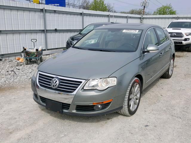 WVWEU73C56P195229 - 2006 VOLKSWAGEN PASSAT 3.6 GREEN photo 2