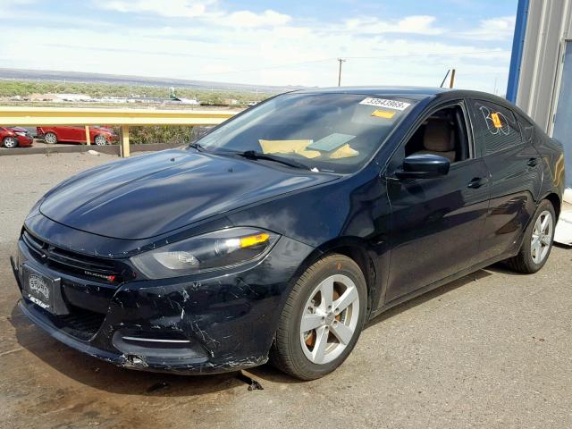 1C3CDFBB6FD237908 - 2015 DODGE DART SXT BLACK photo 2