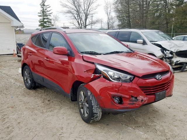 KM8JUCAG1FU957496 - 2015 HYUNDAI TUCSON LIM RED photo 1