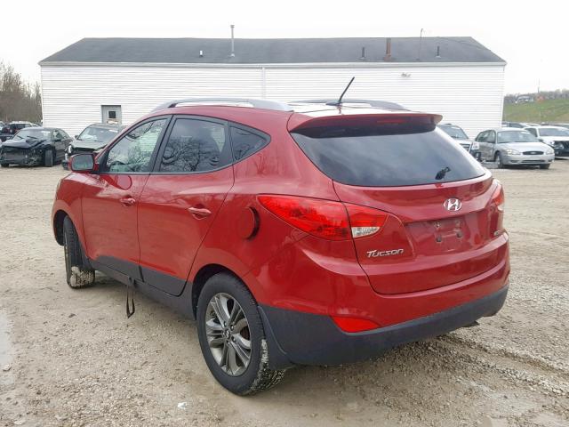 KM8JUCAG1FU957496 - 2015 HYUNDAI TUCSON LIM RED photo 3