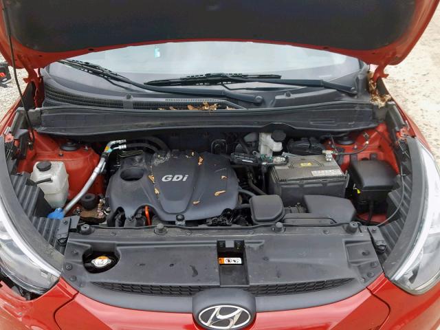 KM8JUCAG1FU957496 - 2015 HYUNDAI TUCSON LIM RED photo 7