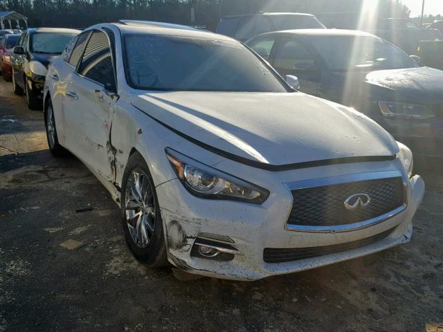 JN1BV7AR1EM693566 - 2014 INFINITI Q50 BASE WHITE photo 1