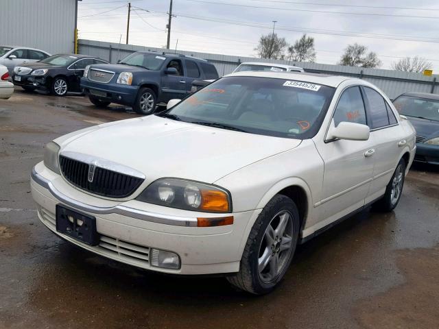 1LNHM87A12Y608193 - 2002 LINCOLN LS WHITE photo 2