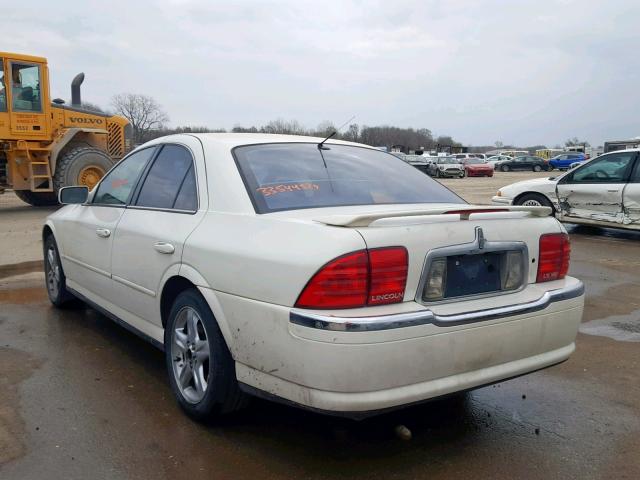 1LNHM87A12Y608193 - 2002 LINCOLN LS WHITE photo 3