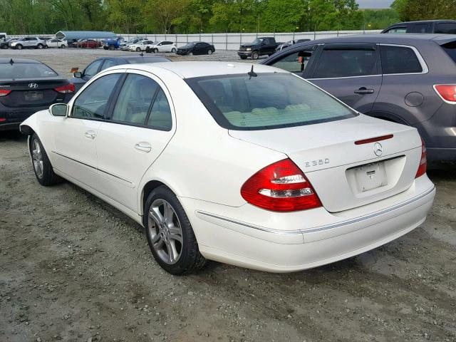 WDBUF56J36A969127 - 2006 MERCEDES-BENZ E 350 WHITE photo 3