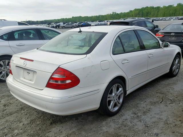 WDBUF56J36A969127 - 2006 MERCEDES-BENZ E 350 WHITE photo 4