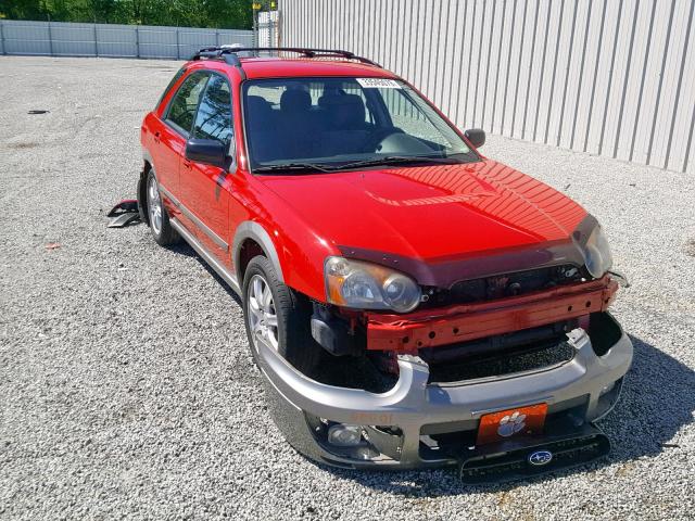 JF1GG68585G801129 - 2005 SUBARU IMPREZA OU RED photo 1