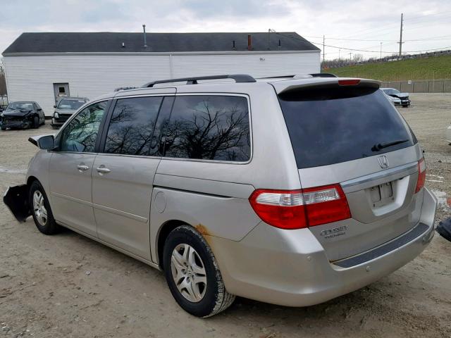 5FNRL38866B007250 - 2006 HONDA ODYSSEY TO SILVER photo 3