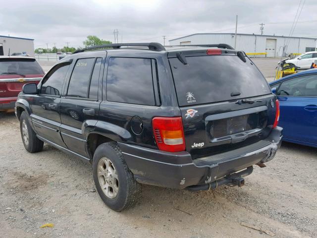 1JFG258S1XC723886 - 1999 JEEP GRAND CHER BLACK photo 3