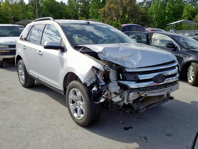 2FMDK3JC8DBC68994 - 2013 FORD EDGE SEL SILVER photo 1