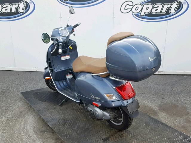 ZAPMA39LXJ5100123 - 2018 VESPA GTS300 GRAY photo 3